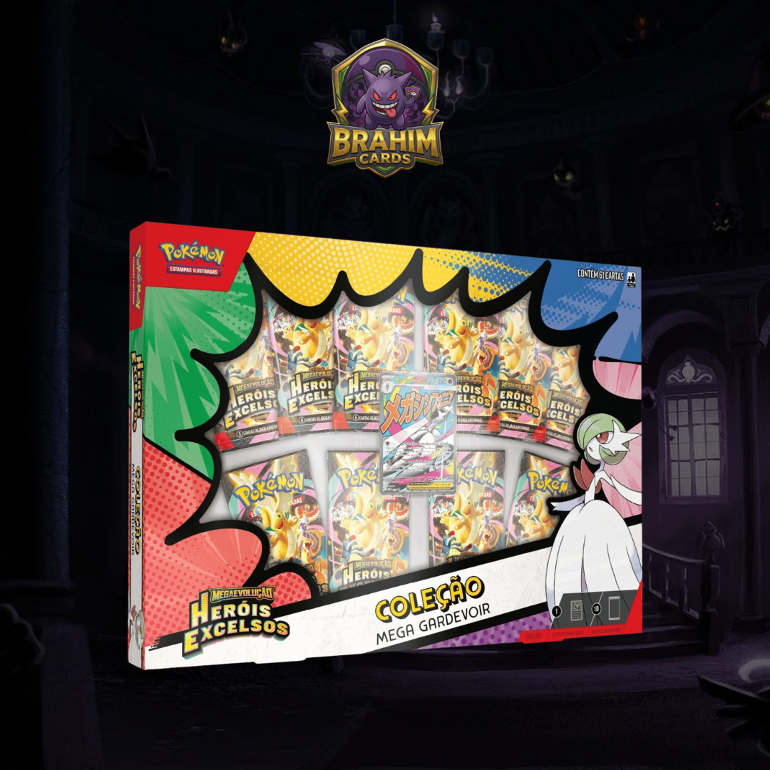 Box Coleção Premium - Heróis Excelsos - Mega Gardevoir