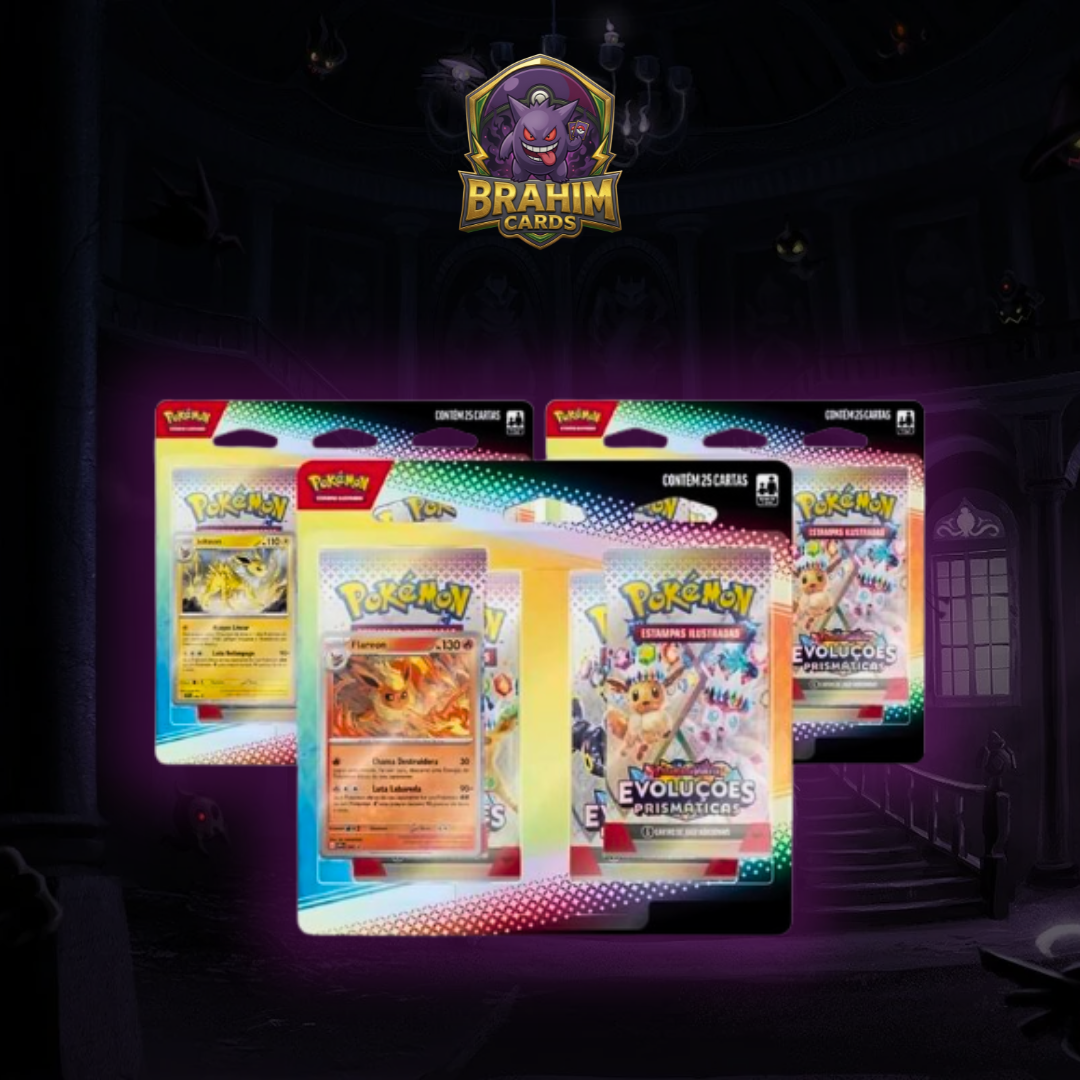 Blister Quádruplo Escarlate e Violeta 8.5 - Evoluções Prismáticas