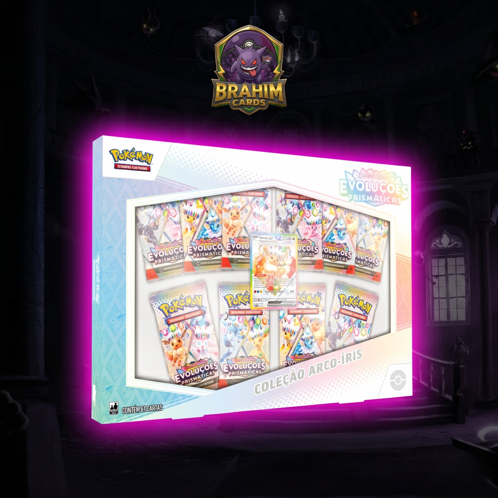 Box Coleção - Evoluções Prismáticas - Arco Íris