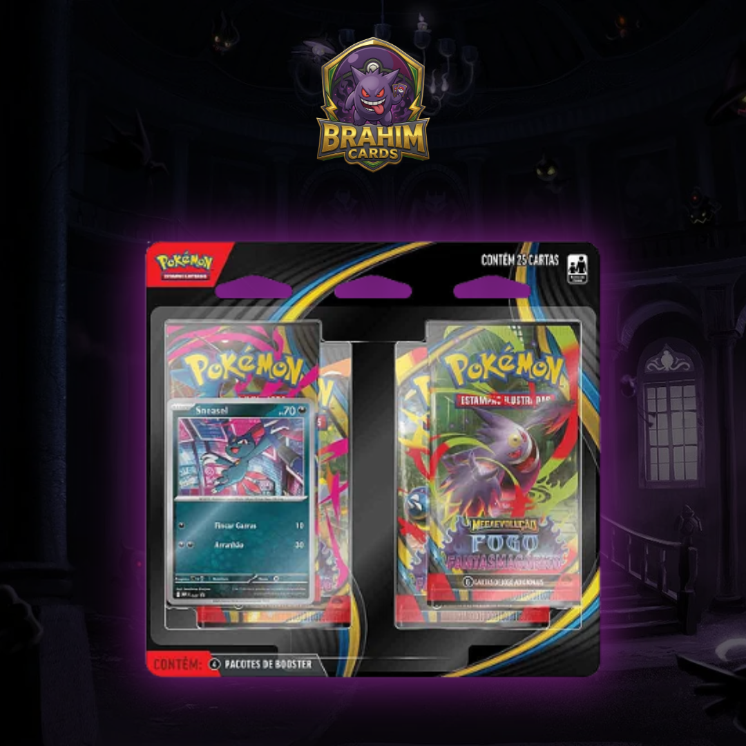 Blister Quádruplo Megaevolução 2 - Fogo Fantasmagórico
